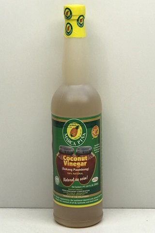 [1240] Marca Pina COCONUT Vinegar (Sukang Paombong) 12x750ml