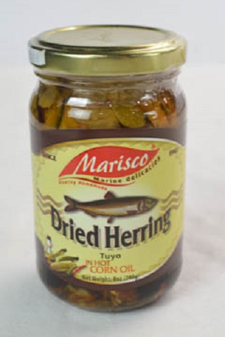 [1725] Marisco DRIED HERRING in Hot Corn Oil 24x240g