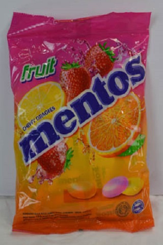[1378] Mentos FRUIT Candy 40x135g