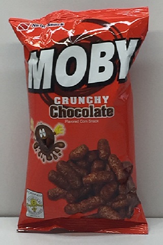 [3886] Moby Crunchy CHOCOLATE Corn Snack 25x90g