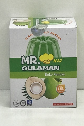 [4297] Mr Gulaman PANDAN Flvr Jelly Powder 10x(10x25g)