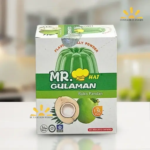 [4297] Mr Gulaman PANDAN Flvr Jelly Powder 10x(10x25g)