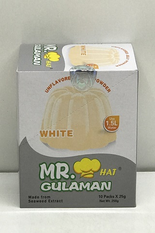 [4223] Mr Gulaman Unflvred Jelly Powder WHITE 10x(10x25g)