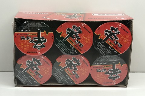 [1592] NS SHIN CUP Noodles 6x68g