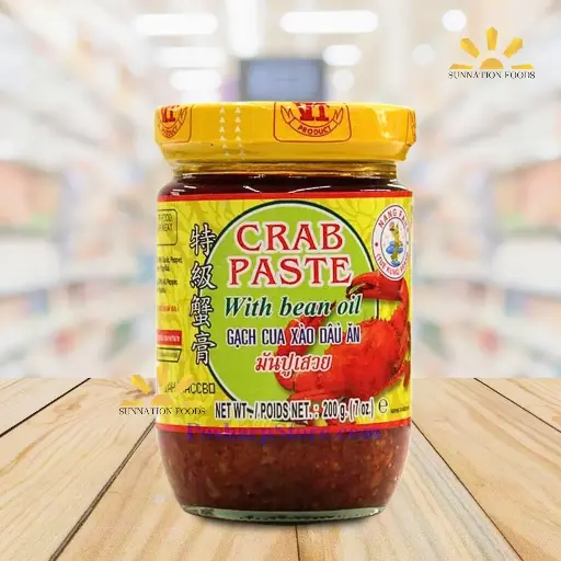[3053] NangFah CRAB Paste W/Bean Oil 24x200g
