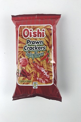 [3059] Oishi Prawn Crackers SPICY 50x60g