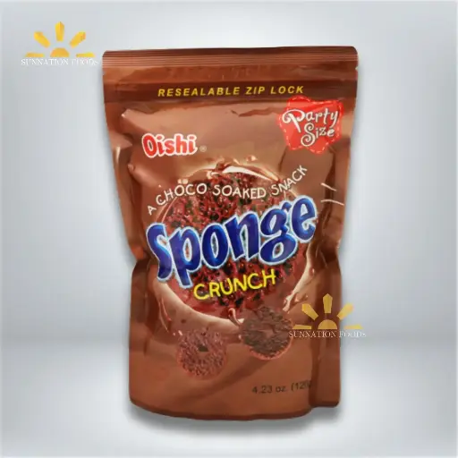 [4088] Oishi SPONGE Crunch Choco Snack 20x120g