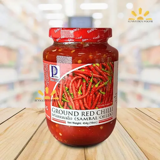 [3385] Penta Ground RED CHILLI (Sambal Oelek) 24x454g