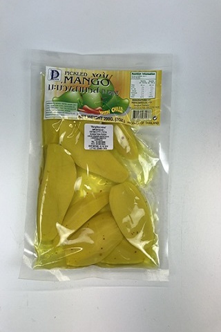 [3299] Penta Pickled MANGO Slice Vacuum Pack (Sweet & Sour) W Chilli 200g*