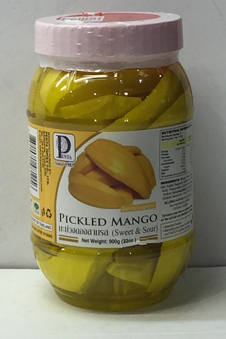 [3477] Penta Pickled MANGO Slice in Jar (Sweet & Sour) 12x900G