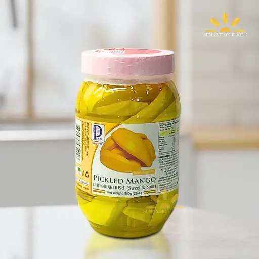 [3477] Penta Pickled MANGO Slice in Jar (Sweet & Sour) 12x900G