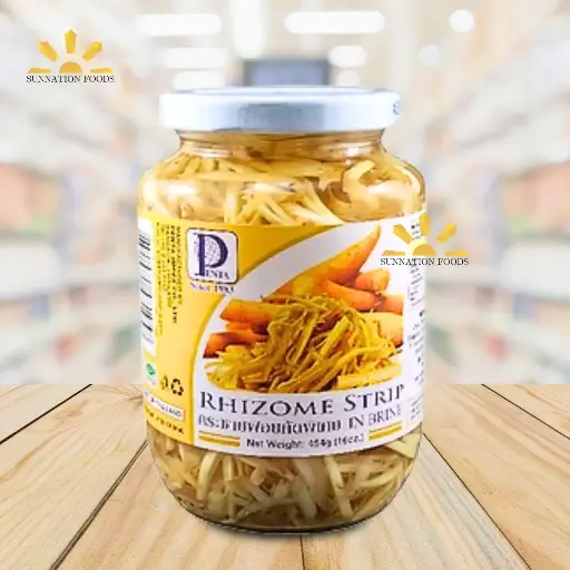 [3062] Penta Pickled RHIZOME STRIP (Krachai) In Brine 24x454g