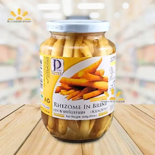 [3061] Penta Pickled RHIZOME WHOLE (KraChai) In Brine 24x454g