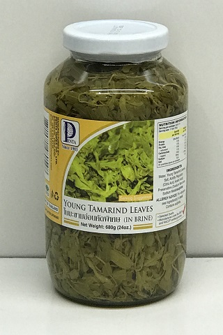 [1442] Penta YOUNG TAMARIND LEAVES in Brine 12x680g