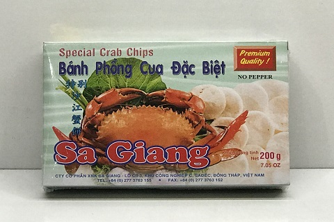 [1503] Sa Giang CRAB Cracker 50x200g