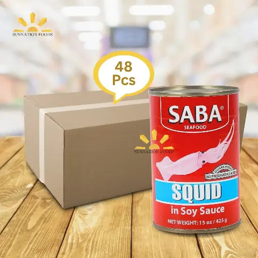 [4007] Saba Squid in SOY SAUCE 48x425g