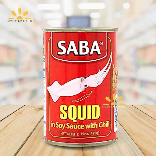[3230] Saba Squid in Soy Sauce with CHILI 12x425g (Inner)