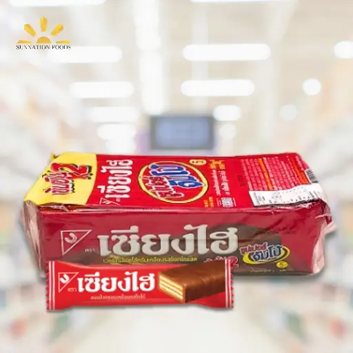 [4488] Sanghai JUMBO Coated Chocolate Wafer 12x(12x34g)