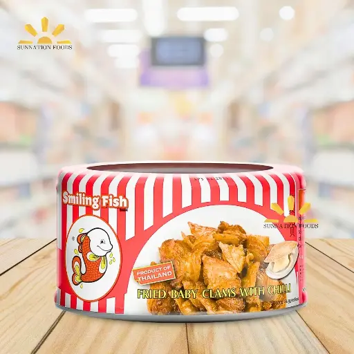 [4047] Smiling Fish Fried BABY CLAMS w. Chilli 12x70g (inner)