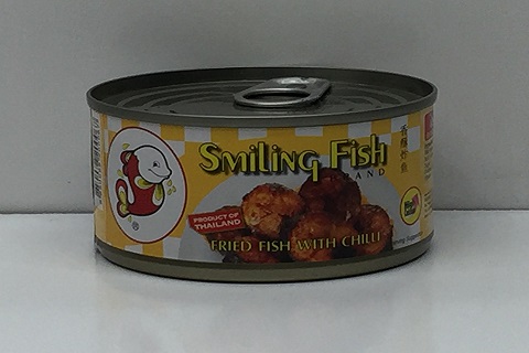 [4027] Smiling Fish Fried FISH w Chilli 48x90g