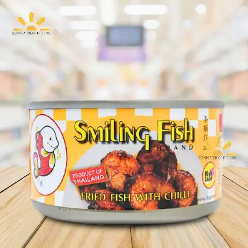 [4049] Smiling Fish Fried FISH w. Chili 12x90g (Inner)