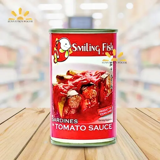 [4051] Smiling Fish SARDINES In Tomato Sc 10x155g (Inner)