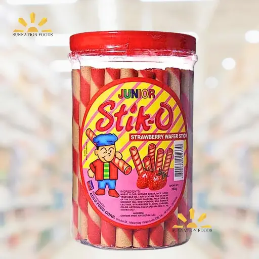 [1712] Stik-O Wafer Stick - STRAWBERRY 12x380g