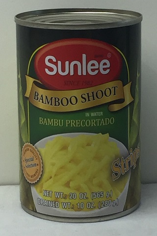 [1548] Sunlee Bamboo Shoots STRIPS In Water