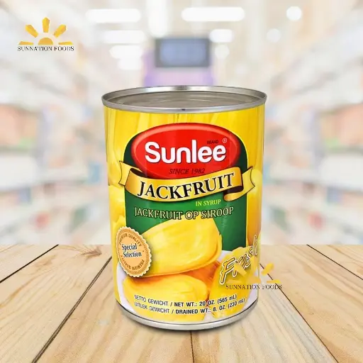 [1541] Sunlee YELLOW Jackfruit In Syrup 24x565g