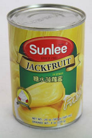 [1541] Sunlee YELLOW Jackfruit In Syrup 24x565g