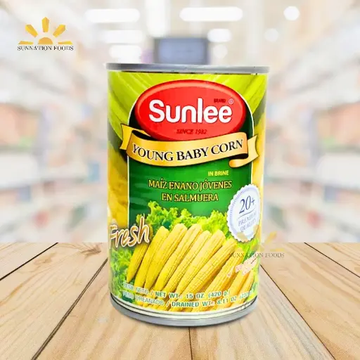[1551] Sunlee Young BABY CORN (20+) 24x410g