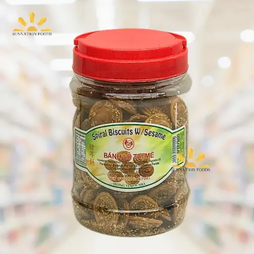 [1574] T R SPIRAL Biscuit w. Sesame (Lo Tai Me) 12x375g