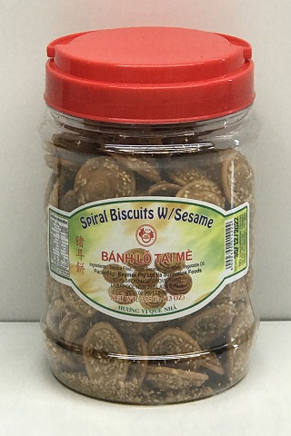 [1574] T R SPIRAL Biscuit w. Sesame (Lo Tai Me) 12x375g
