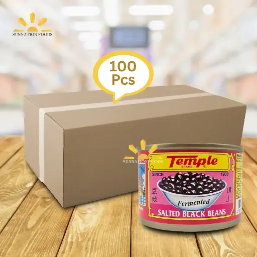[1588] Temple Salted Black Beans 100x180g