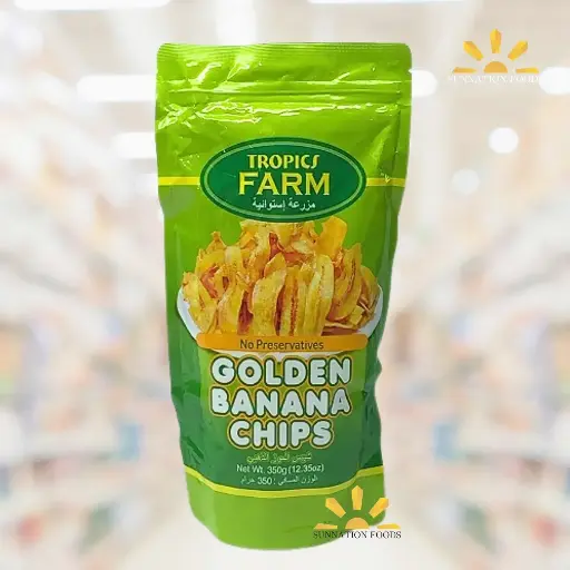 [3126] Tropics Farm Golden Banana Chip 25x350g
