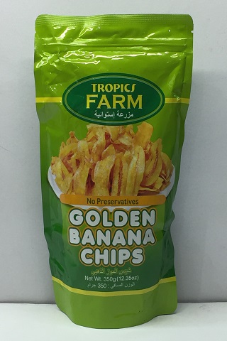 [3126] Tropics Farm Golden Banana Chip 25x350g