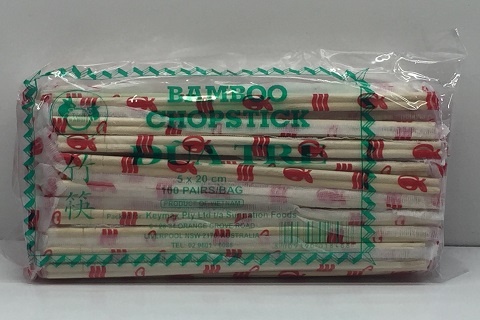 [1039] VN Bamboo CHOPSTICK (5mmx20cm) CLR 100prsx20pks