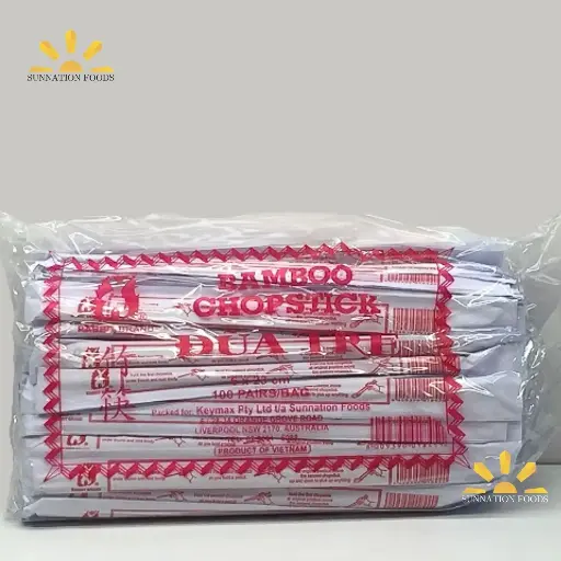 [1040] VN Bamboo CHOPSTICK Red (6mmx23cm) 100prsx20pks