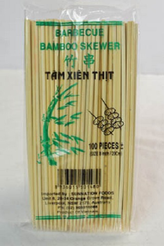 [1045] VN Bamboo SKEWER 8" 100pksx(100'sx20cm)