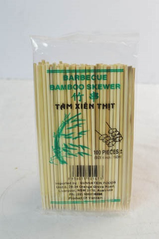 [2026] VN Bamboo SKEWER 6" 10X(100X25CM) (Inner)