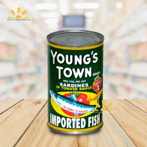 [3184] Young's Town Sardines GRN 12x425g (Inner)