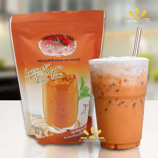 [1071] No.1 ChaTraMue 3in1 Thai MILK Tea (Orange) 10x500g