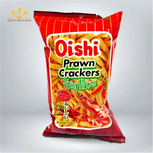 [4196] Oishi Prawn Crackers SPICY 30x90g
