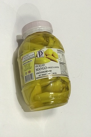 [3478] Penta Pickled MANGO Slice In Jar (Sweet & Sour) 6X1800G 