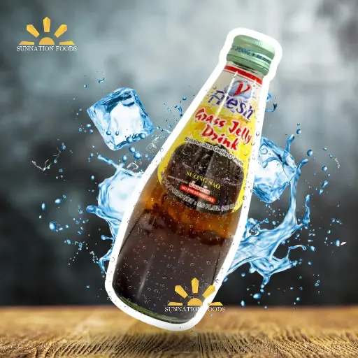 [3493] V-Fresh GRASS JELLY Drink 24x290ml 