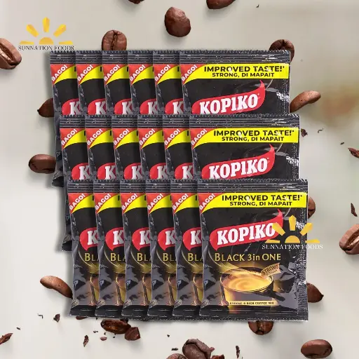 [5004] Kopiko BLACK Coffee Mix (Hanger) 24x(10x30g) 