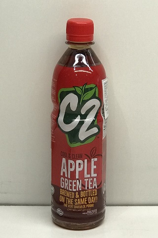 [1088] C2 Green Tea APPLE 24x500ml 