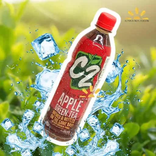[1088] C2 Green Tea APPLE 24x500ml 