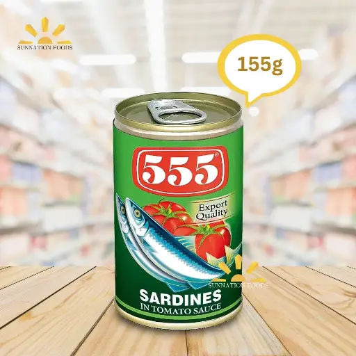 [4398] 555 Sardines in TOMATO SC 10x155g (inner)