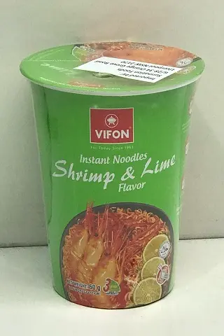 [5030] Vifon Oriental Style SHRIMP & LIME Flvr 24x60g